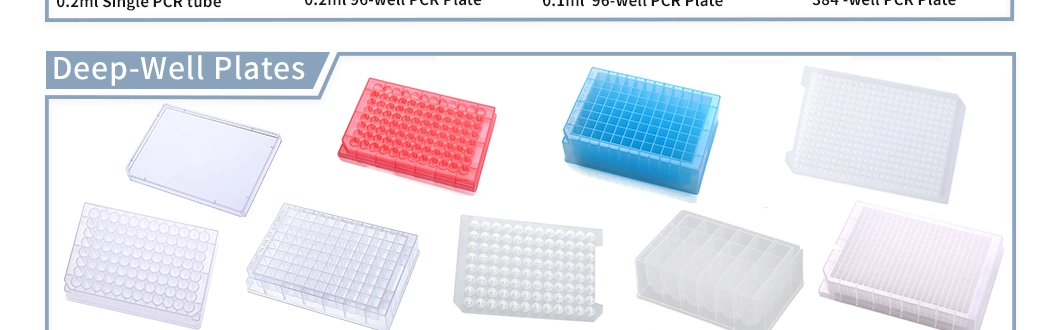 0.2ml Disposable Single Plastic Transparent Conical PCR Centrifuge tube with CE Certificate