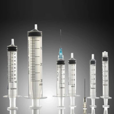 2 o 3 piezas de jeringa de plástico para inyección estéril desechable médico, jeringa de insulina, jeringa de seguridad con Ce0123 e ISO13485